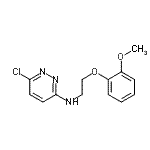 CAS#: 949910-51-4, 6-chloro-N-[2-(2-methoxyphenoxy)ethyl]pyridazin-3-amine
