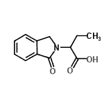 CAS 登录号：950252-65-0， 2-(1-氧代-1,3-二氢-2H-异吲哚-2-基)丁酸