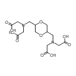 CAS#: 95046-23-4, 2-[[5-[(bis(carboxymethyl)amino)methyl]-1,4-dioxan-2-yl]methyl-(carboxymethyl)amino]acetic acid