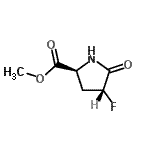 CAS 登录号：95048-75-2， 甲基(4R)-4-氟-5-氧代-L-脯氨酸酯