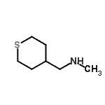 CAS#: 950603-22-2, N-Methyl-1-(tetrahydro-2H-thiopyran-4-yl)methanamine