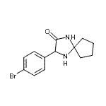 CAS#: 950651-29-3, 3-(4-Bromophenyl)-1,4-diazaspiro[4.4]nonan-2-one