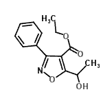 CAS 登录号：95104-45-3， 乙基5-(1-羟基乙基)-3-苯基-1,2-恶唑-4-羧酸酯