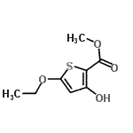 CAS 登录号：95201-96-0， 甲基5-乙氧基-3-羟基-2-噻吩羧酸酯