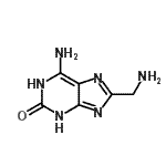 CAS#: 953072-21-4, 6-Amino-8-(aminomethyl)-1,3-dihydro-2H-purin-2-one