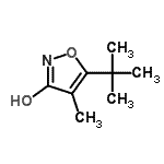 CAS#: 95406-69-2, 4-Methyl-5-(2-methyl-2-propanyl)-1,2-oxazol-3(2H)-one