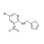 CAS#: 954216-03-6, 5-Bromo-N-(2-furylmethyl)-3-nitro-2-pyridinamine
