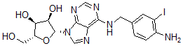 CAS 登录号:95523-14-1, 3-碘-N(6)-4-氨基苄基腺苷