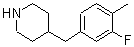 CAS#: 955287-58-8, 4-(3-Fluoro-4-methylbenzyl)piperidine