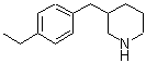 CAS#: 955287-70-4, 3-(4-Ethylbenzyl)piperidine