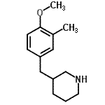 CAS#: 955288-19-4, 3-(4-Methoxy-3-methylbenzyl)piperidine