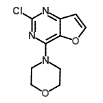 CAS#: 956034-08-5, 2-Chloro-4-(4-morpholinyl)furo[3,2-d]pyrimidine