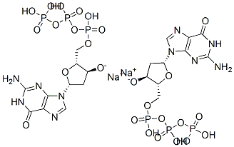 CAS 登录号：95648-76-3， 2-脱氧-鸟苷 5-(四氢三磷酸酯)二钠盐