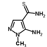 CAS 登录号：956534-58-0， 5-氨基-1-甲基-1H-吡唑-4-硫代甲酰胺