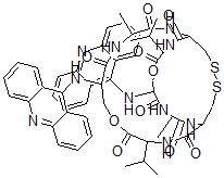 CAS#: 95676-71-4, Bis((9-Acridinyl)Seryl-Alanyl-Cysteinyl-Valine)Dilactone Disulfide