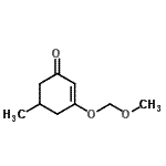 CAS 登录号：95682-12-5， 3-(甲氧基甲氧基)-5-甲基-2-环己烯-1-酮