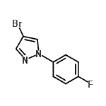 CAS#: 957062-56-5, 4-Bromo-1-(4-fluorophenyl)-1H-pyrazole