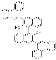 CAS 登录号:957111-25-0, 3,3'-二(9-菲基)-1,1'-联萘-2,2'-二醇