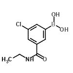 CAS#: 957120-49-9, [3-Chloro-5-(ethylcarbamoyl)phenyl]boronic acid