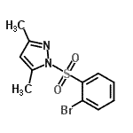 CAS#: 957120-77-3, 1-[(2-Bromophenyl)sulfonyl]-3,5-dimethyl-1H-pyrazole