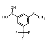 CAS 登录号：957120-83-1， [3-(甲硫基)-5-(三氟甲基)苯基]硼酸
