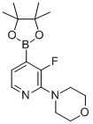 CAS 登录号：957198-29-7， 3-氟-2-(4-吗啉基)吡啶-4-硼酸频哪醇酯