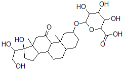 CAS 登录号：95826-45-2， 皮甾酮四醇-3-葡糖苷酸