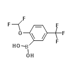 CAS 登录号：958451-77-9， [2-(二氟甲氧基)-5-(三氟甲基)苯基]硼酸