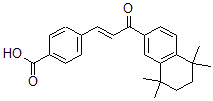 CAS 登录号:95906-68-6, (E)-4-(3-氧代-3-(5,6,7,8-四氢-5,5,8,8-四甲基-2-萘基)-1-丙烯基)苯甲酸
