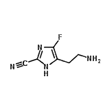 CAS#: 959234-28-7, 5-(2-Aminoethyl)-4-fluoro-1H-imidazole-2-carbonitrile