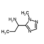 CAS#: 959239-47-5, 1-(1-Methyl-1H-1,2,4-triazol-5-yl)-1-propanamine