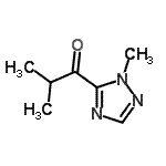 CAS 登录号：959239-52-2， 2-甲基-1-(1-甲基-1H-1,2,4-三唑-5-基)-1-丙酮