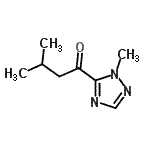 CAS 登录号：959239-60-2， 3-甲基-1-(1-甲基-1H-1,2,4-三唑-5-基)-1-丁酮