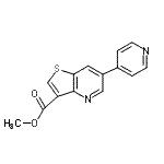 CAS#: 959245-28-4, Methyl 6-(4-pyridinyl)thieno[3,2-b]pyridine-3-carboxylate