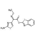 CAS#: 959246-33-4, O-1,3-Benzothiazol-2-yl (2Z)-(2-amino-1,3-thiazol-4-yl)(methoxyimino)ethanethioate