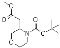 CAS 登录号：959246-85-6， 3-(2-甲氧基-2-氧代乙基)-4-吗啉羧酸叔丁酯