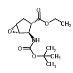 CAS#: 959745-88-1, Ethyl (1S,2R,3S,5R)-2-({[(2-methyl-2-propanyl)oxy]carbonyl}amino)-6-oxabicyclo[3.1.0]hexane-3-carboxylate