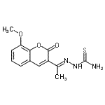 CAS#: 959985-49-0, (2E)-2-[1-(8-Methoxy-2-oxo-2H-chromen-3-yl)ethylidene]hydrazinecarbothioamide