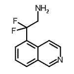 CAS#: 960119-20-4, 2,2-Difluoro-2-(5-isoquinolinyl)ethanamine