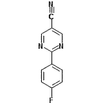 CAS#: 960198-60-1, 2-(4-Fluorophenyl)-5-pyrimidinecarbonitrile