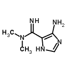 CAS#: 960326-64-1, 4-Amino-N,N-dimethyl-1H-imidazole-5-carboximidamide