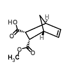 CAS 登录号：96185-91-0， (1S,2R,3S,4R)-3-(甲氧羰基)双环[2.2.1]庚-5-烯-2-羧酸