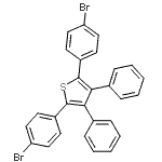 CAS#: 96216-36-3, 2,5-Bis(4-bromophenyl)-3,4-diphenylthiophene