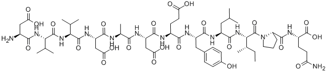 CAS#: 96249-43-3, L-alpha-Aspartyl-L-Valyl-L-Valyl-L-alpha-Aspartyl-L-Alanyl-L-alpha-Aspartyl-L-alpha-Glutamyl-L-Tyrosyl-L-Leucyl-L-Isoleucyl-L-Prolyl-L-Glutamine