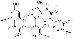 CAS#: 96253-81-5, 8-[6-(5,7-Dihydroxy-3-Methoxy-4-Oxo-4H-1-Benzopyran-2-Yl)-2,3-Dihydroxyphenyl]-2-(3,4-Dihydroxyphenyl)-5,7-Dihydroxy-3-Methoxy-4H-1-Benzopyran-4-One