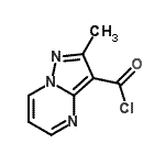 CAS#: 96319-39-0, 2-Methylpyrazolo[1,5-a]pyrimidine-3-carbonyl chloride