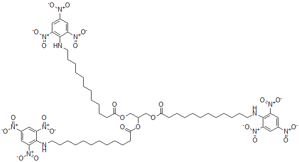 CAS 登录号：96337-55-2， 三硝基苯基氨基月桂基甘油三酯