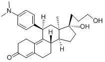 CAS#: 96346-61-1, (11beta,13alpha,17alpha)-11-[4-(Dimethylamino)Phenyl]-17-Hydroxy-17-(3-Hydroxypropyl)-Estra-4,9-Dien-3-One