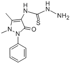 CAS#: 96447-49-3, N-(1,5-Dimethyl-3-Oxo-2-Phenyl-2,3-Dihydro-1H-Pyrazol-4-Yl)Hydrazinecarbothioamide