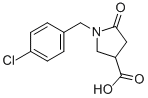 CAS 登录号：96449-92-2， 1-[(4-氯苯基)甲基]-5-氧代-3-吡咯烷羧酸